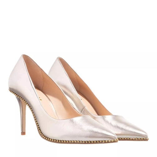 Coach Waverly Metallic Pump Champagne Pump