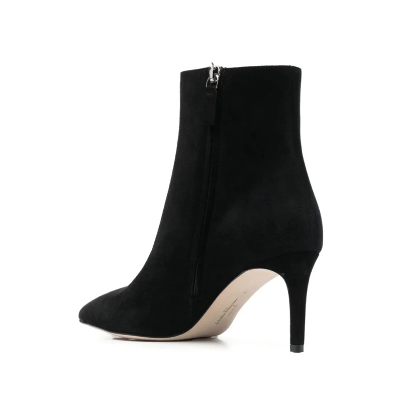 Salvatore Ferragamo Bottes Imogen 70Mm Bootie Black