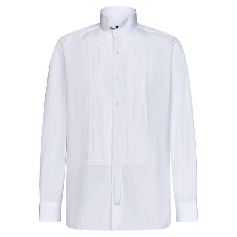 Tom Ford Hemd White Longsleeves Shirt White