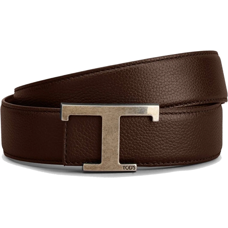 Tod's Ceinture en cuir Belts Tabacco Scuro Nero braun