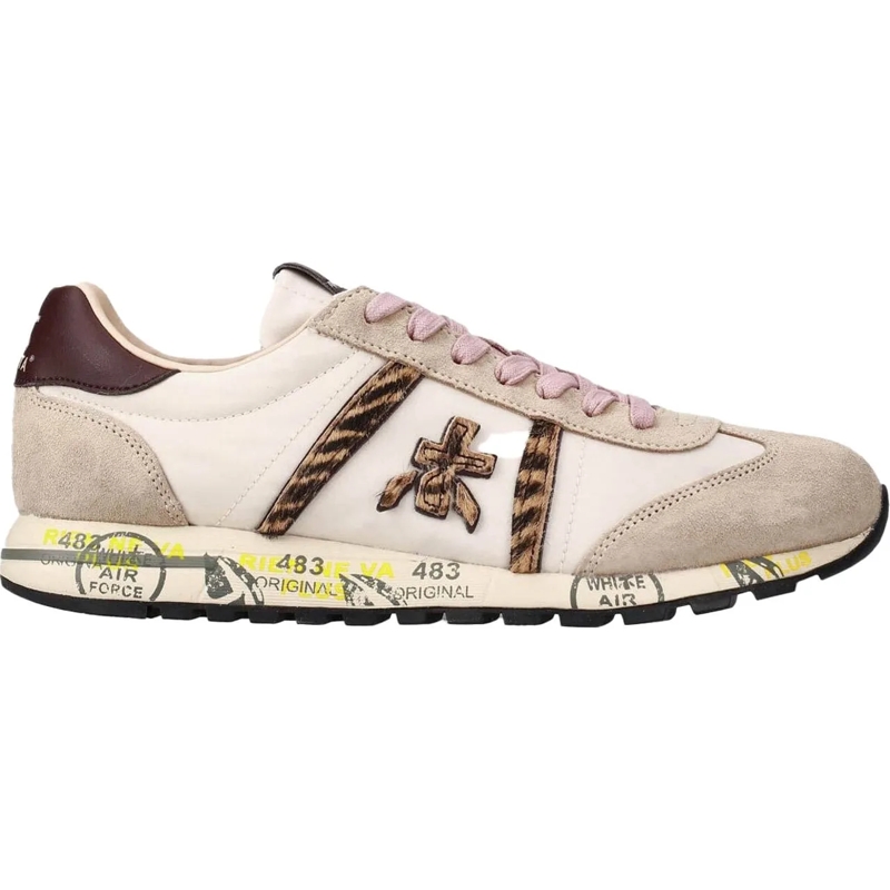 Premiata Low-Top-Sneaker Dames LucyD beige