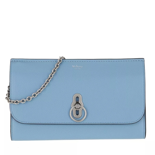 Mulberry Amberley Clutch Leather Blue Pochette