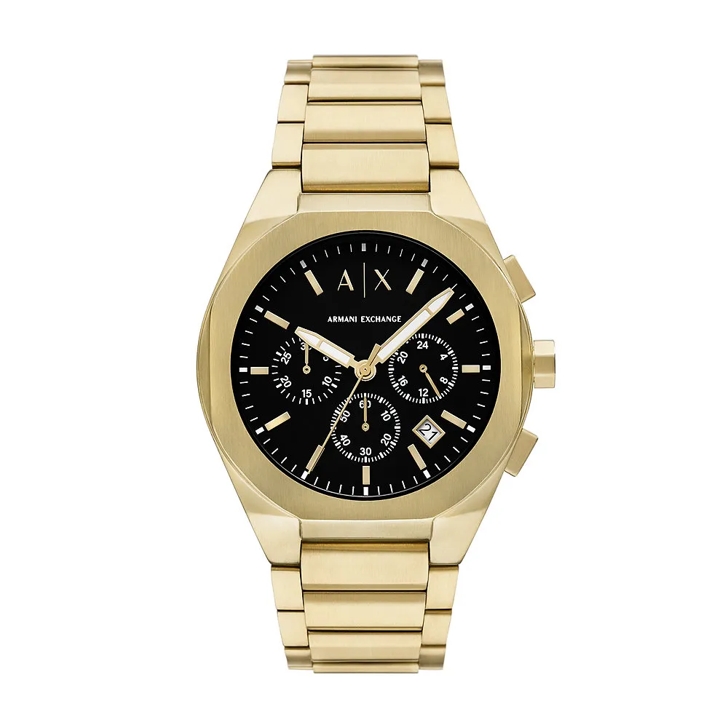 Armani exchange watch mens gold hotsell