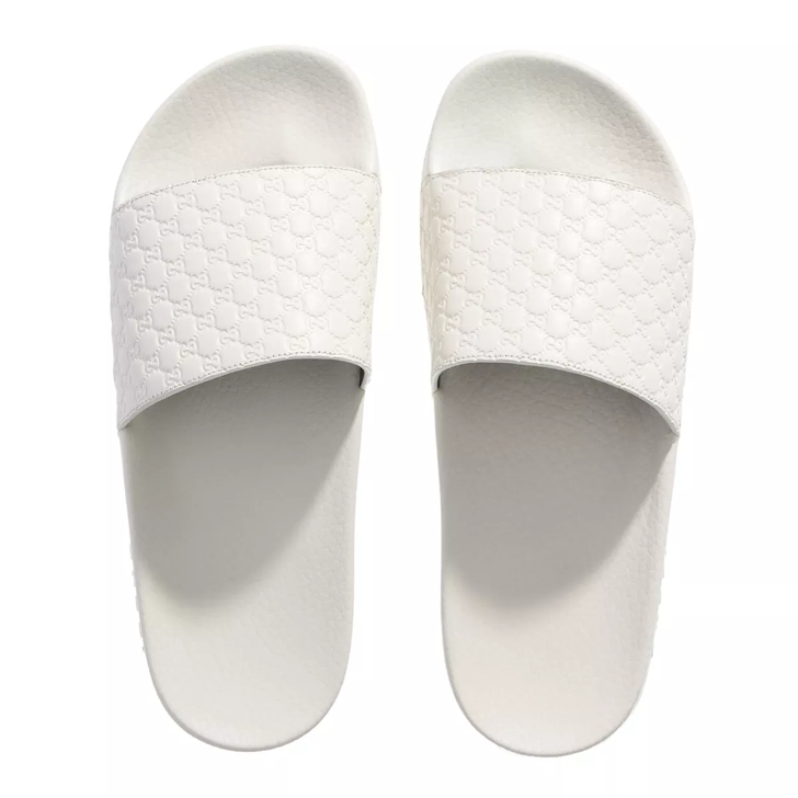 Gucci slides hot sale white women's