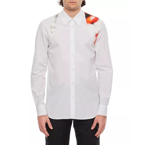 Alexander McQueen Popeline Organic Cotton Shirt White 
