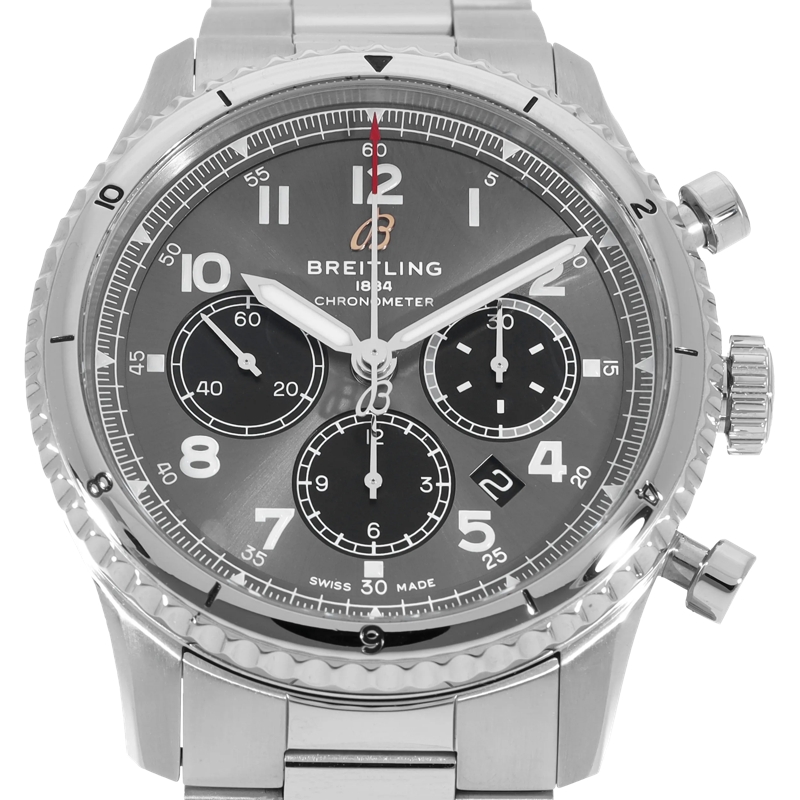 Breitling Montre automatique Aviator Grau