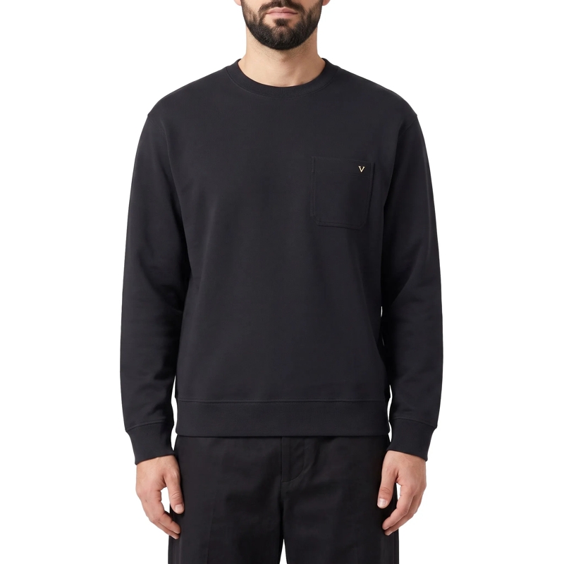 Valentino Garavani  Sweatshirt aus Baumwoll-Mix schwarz(Image 2)