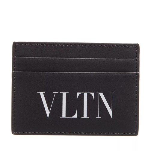 Valentino Garavani Card Case Black White Korthållare