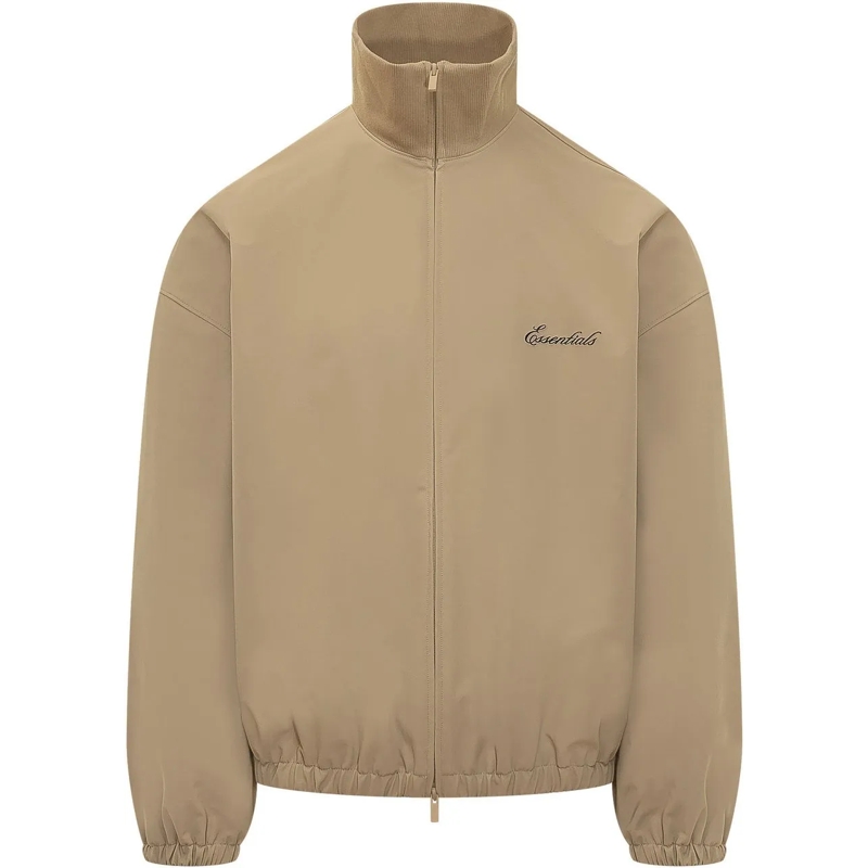 FEAR OF GOD Gilet Giacca con Zip Frontale beige
