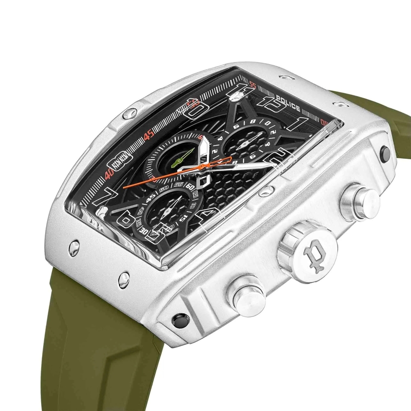 Police Automatikuhr Quarzuhr Coswig oliv(Image 3)