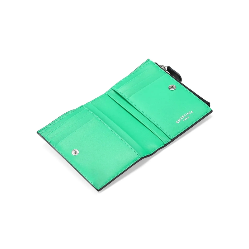 Balenciaga Bi-Fold-Portemonnaie Portemonnaie aus Baumwoll-Mix braun(Image 4)