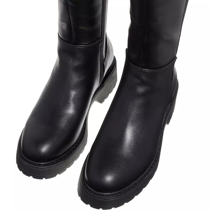 Steve madden sale black leather booties