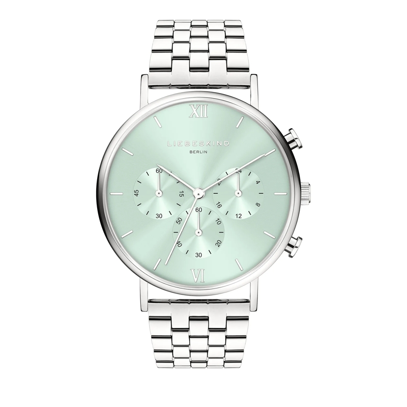 Liebeskind Berlin Automatikuhr Edelstahl Armbanduhr silber