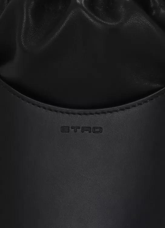 ETRO Bucket bags Saturno Mini Bucket Bag in zwart
