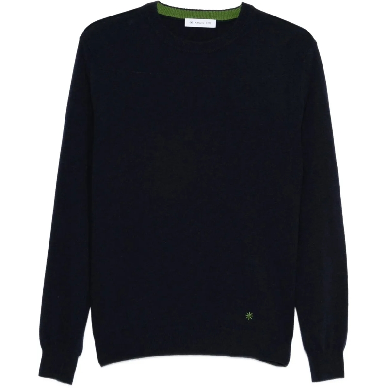 Manuel Ritz Pullover knitwear blauw blau