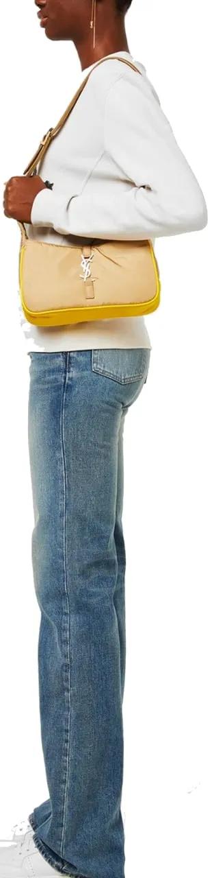 Thumbnail - Saint Laurent Crossbody Bags - Le 5 a 7 Logo Shoulder Bag - Gr. unisize - in Beige - für Damen