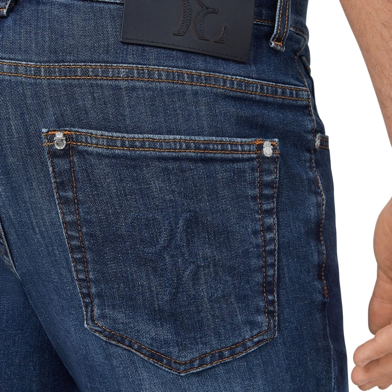 BILLIONAIRE Jeans mit geradem Bein Jeans Double B blau(Image 4)