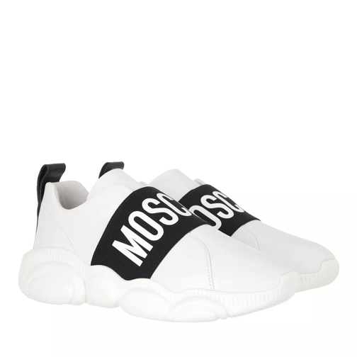 Moschino Sneakerd Orso30  Pu  Bianco Slip-On Sneaker
