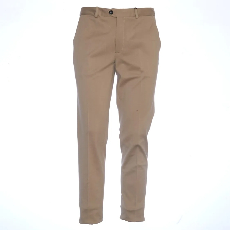 CIRCOLO 1901 Chino Stone Chino Trousers With Flap Pockets Neutrals