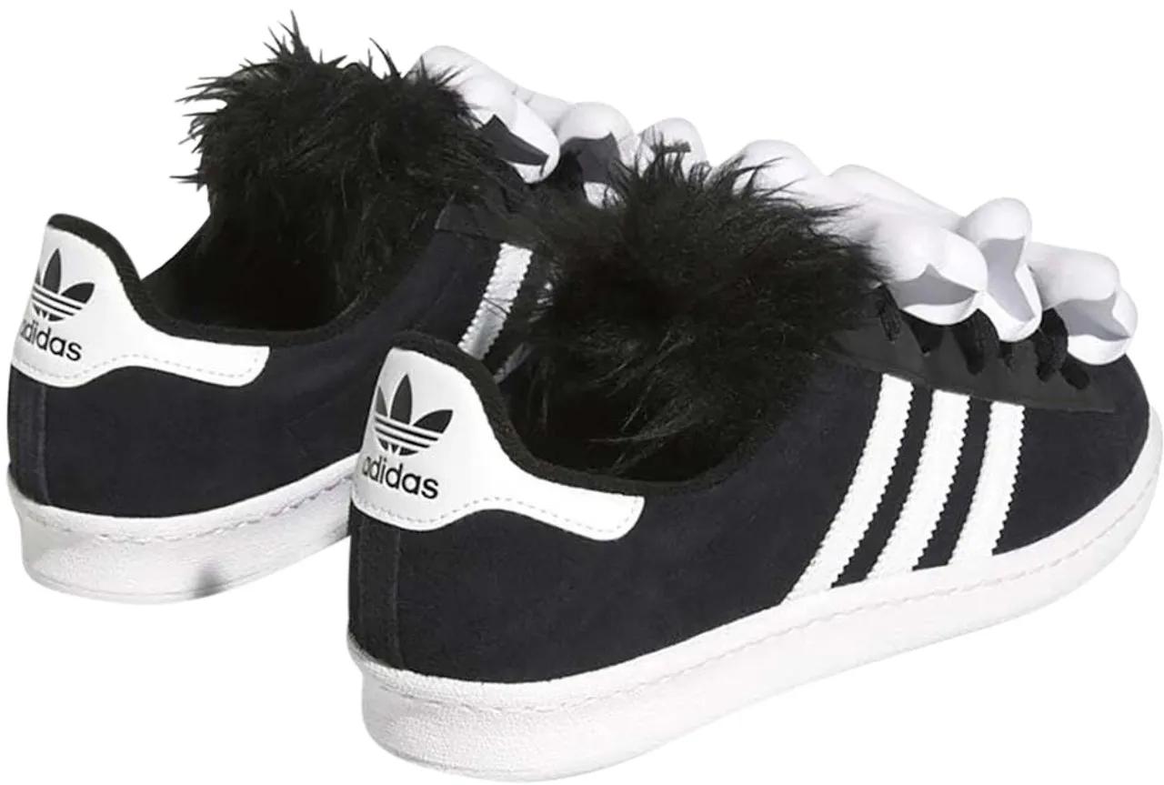 Thumbnail - Adidas Low-Top Sneaker - Campus 80 X Jeremy Scott Bones Sneakers - Gr. 42,5 (EU) - in Schwarz - für Damen