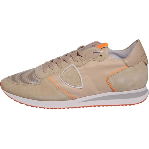 Philippe Model Low-Top Sneaker Beige oranje sneakers beige