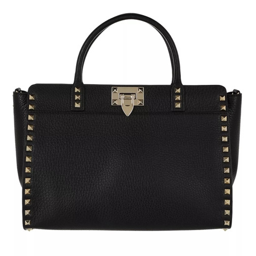 Valentino Garavani Handle Bag Leather Black Fourre-tout