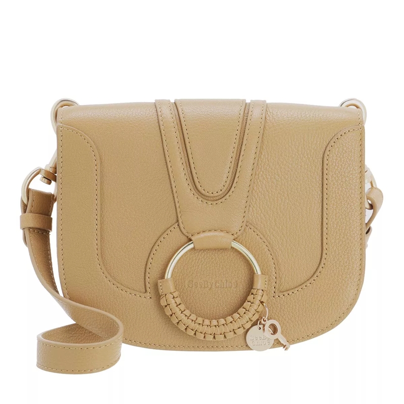 See By Chloé Crossbody Bag Hana Medium Shoulder Bag Biscotti Beige