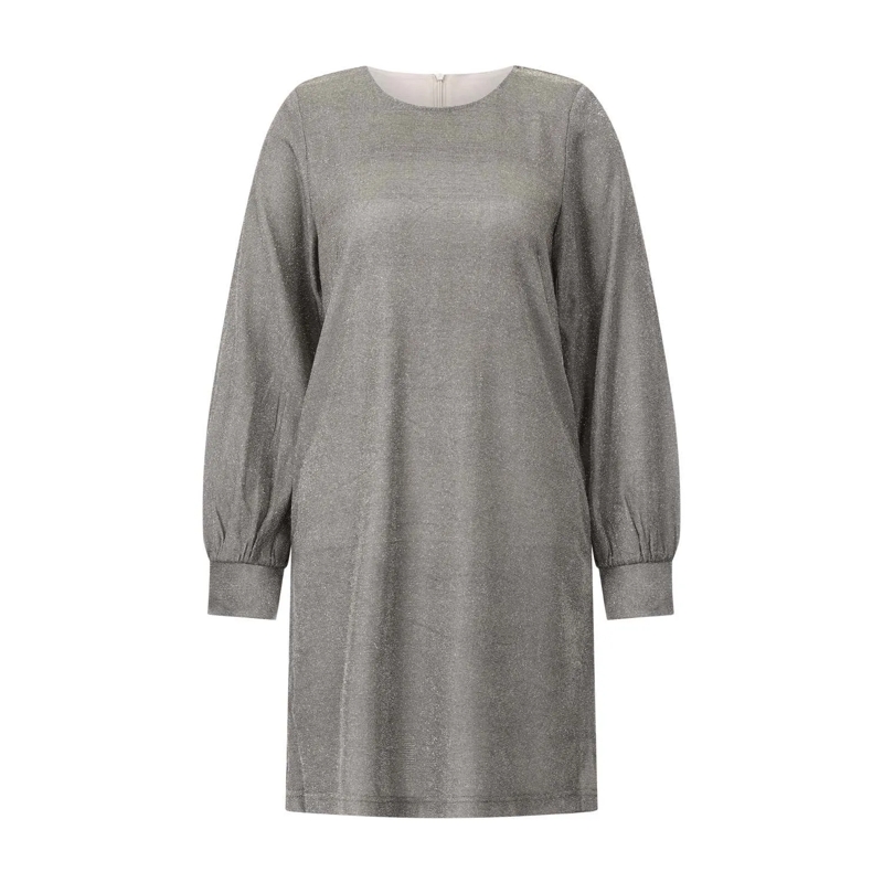 Riani  Midi-Kleid mit Glitzeereffekt Gold