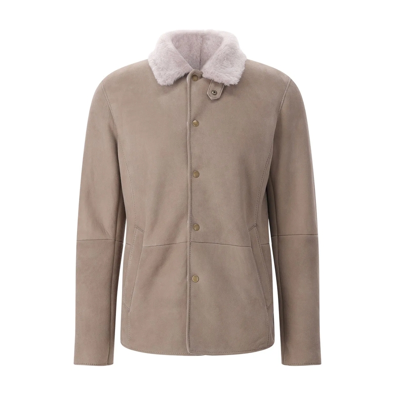Werner Christ Jacke Lammfelljacke Jules beige