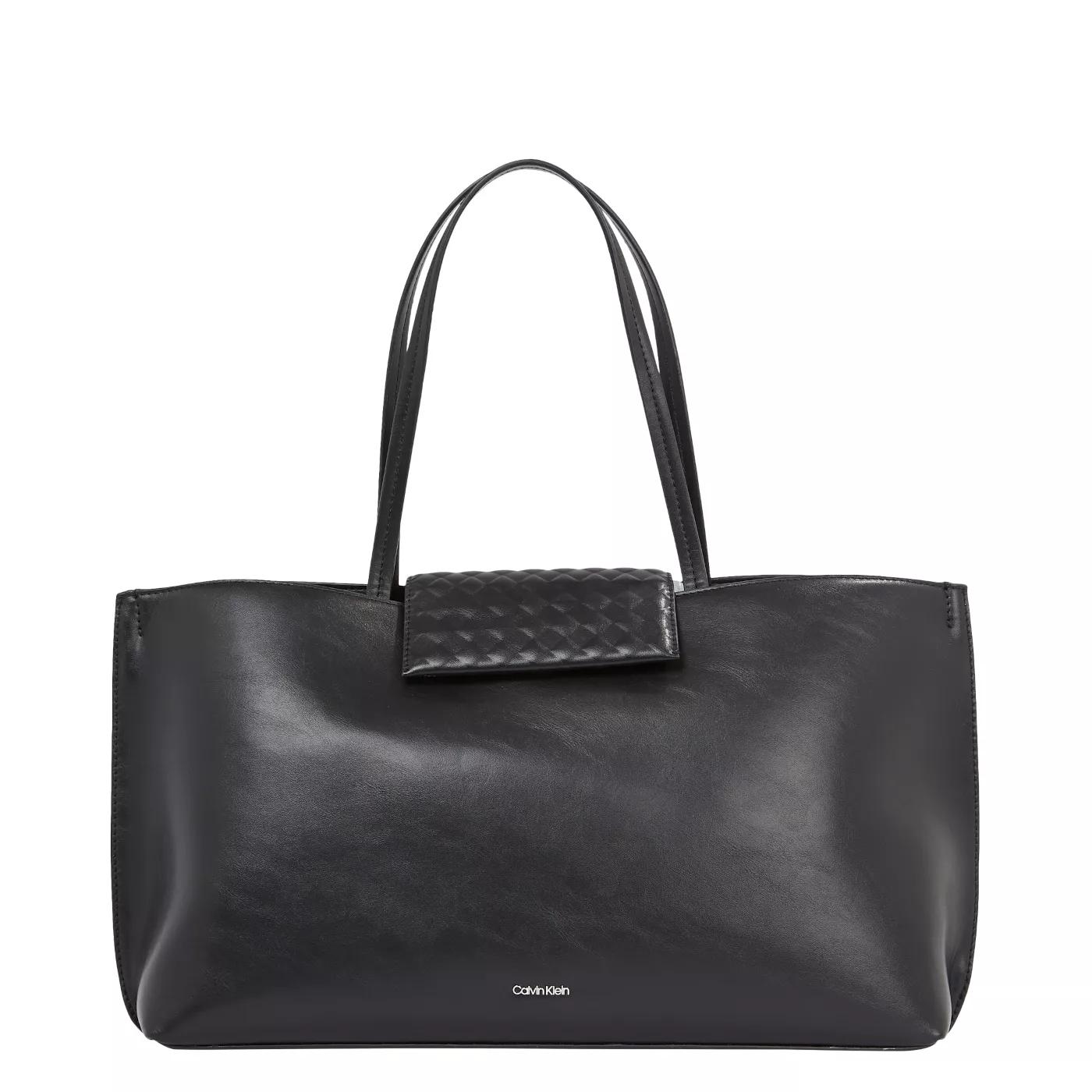 Calvin Klein Shopper - Calvin Klein Mini damen Shopper Schwarz K60K611885 - Gr. unisize - in Schwarz - für Damen