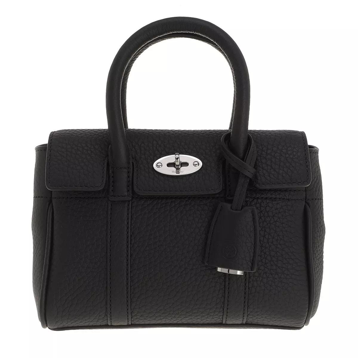 Mulberry Crossbody Bags - Mini Bayswater Heavy Grain - Gr. unisize - in Schwarz - für Damen