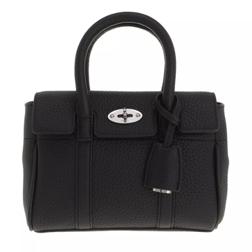 Mulberry Mini Bayswater Heavy Grain Black Mini Tas