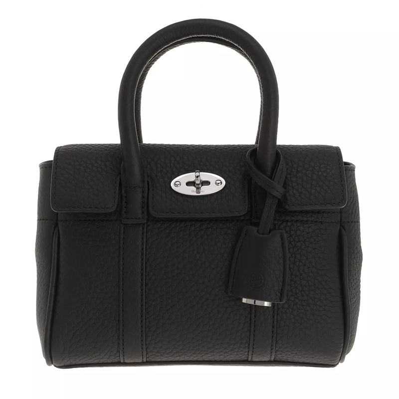 Mulberry Minitasche Mini Bayswater Heavy Grain Black