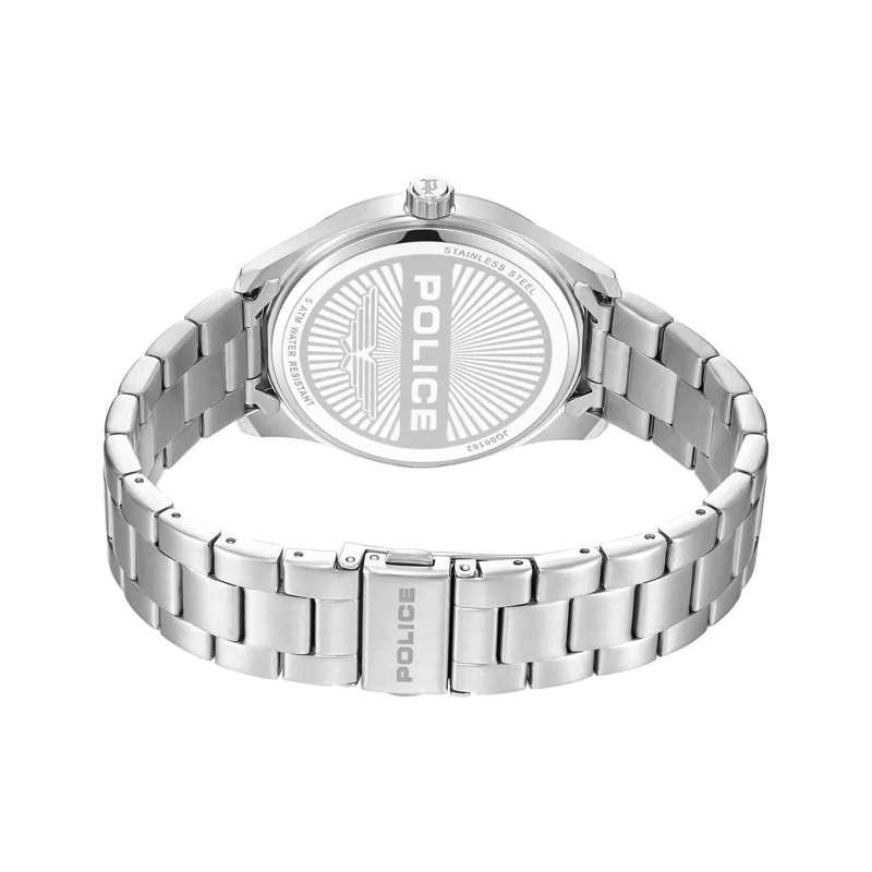 Police Automatikuhr Quarzuhr Grille silber(Image 4)