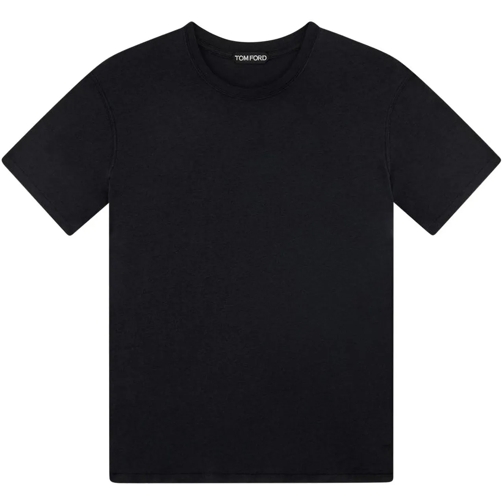 Tom Ford T-Shirts Cotton Logo T-shirt mehrfarbig