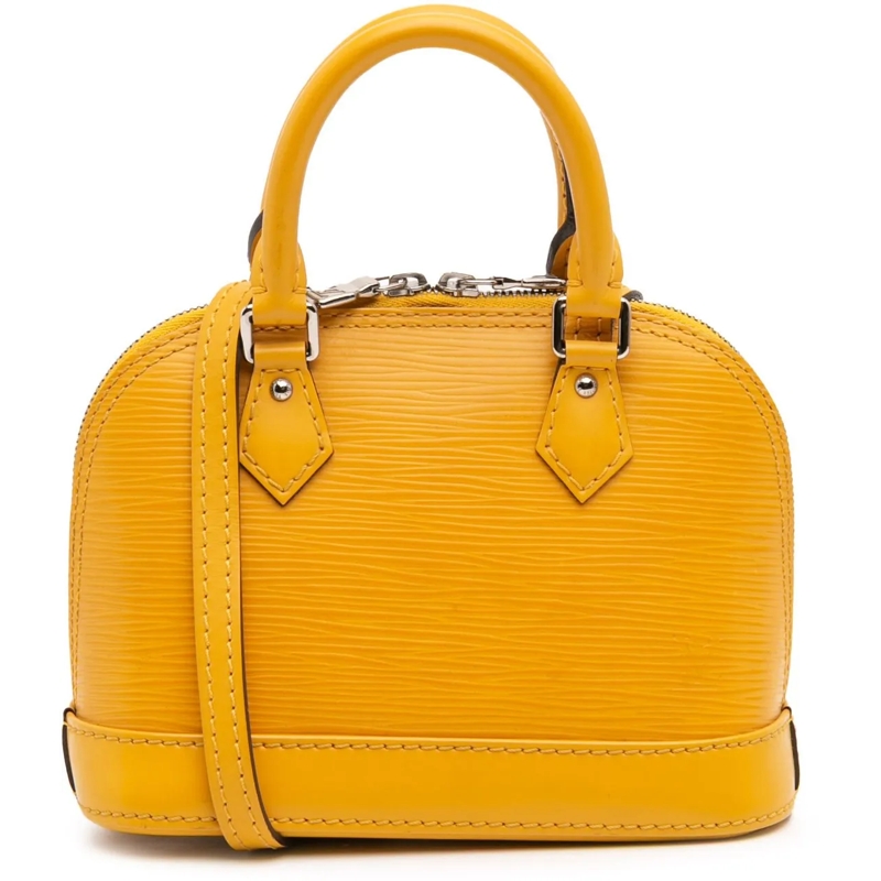 Louis Vuitton Sac à bandoulière Epi Nano Alma gelb