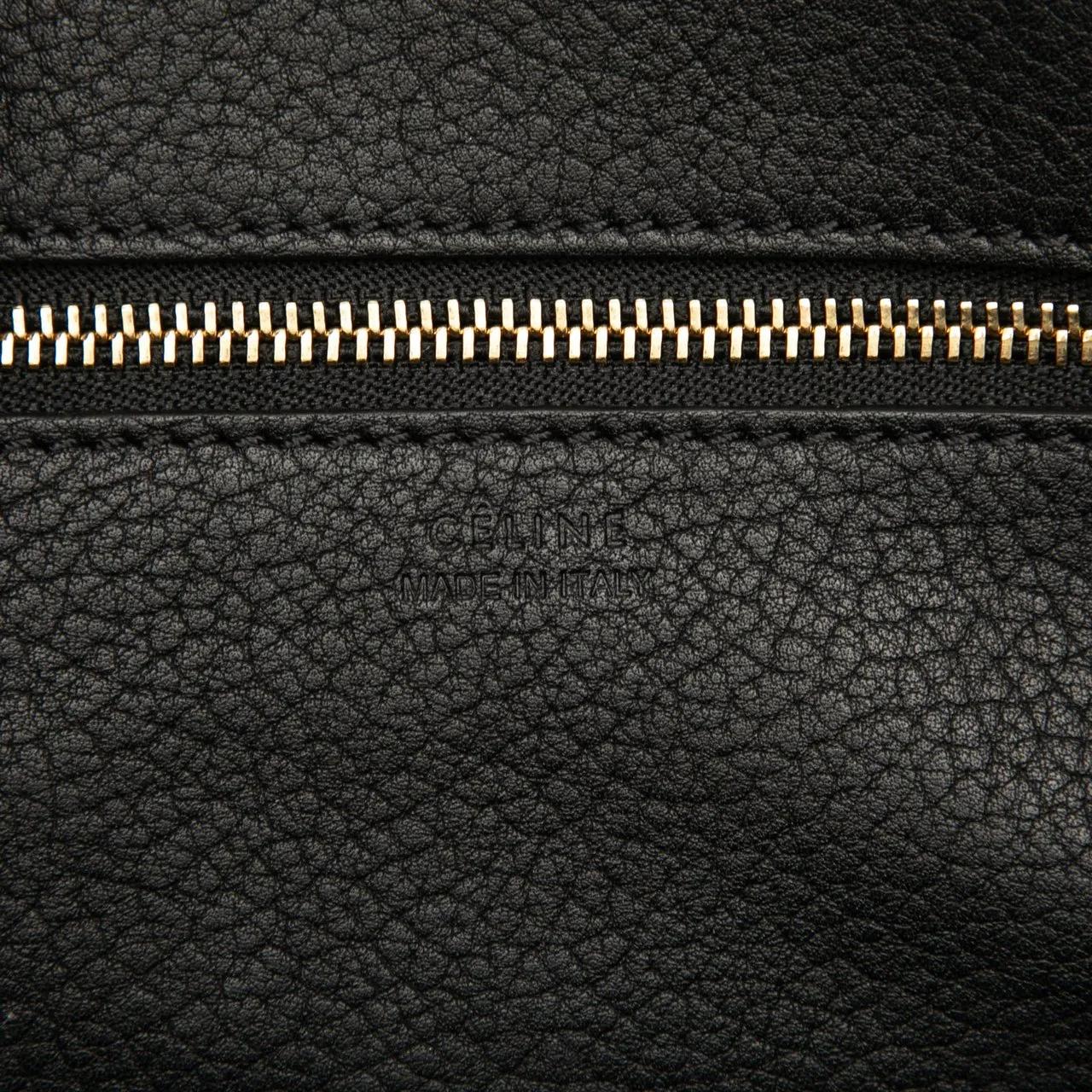 Thumbnail - Celine Shopper - Medium Grained Calfskin Tie Knot Tote - Gr. unisize - in Schwarz - für Damen