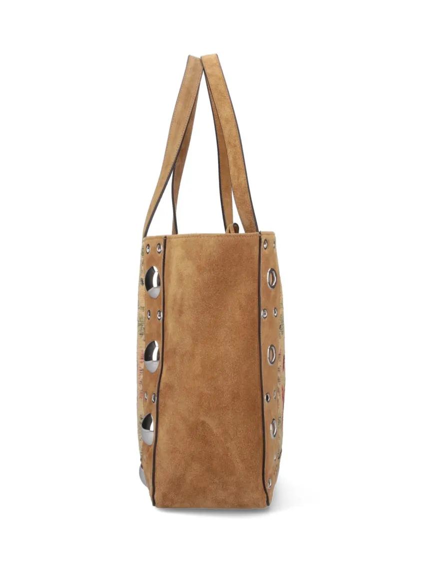 Thumbnail - Valentino Garavani Shopper & Totes - "Nellcôte" Medium Tote Bag – Brown - Gr. unisize - in Braun - für Damen
