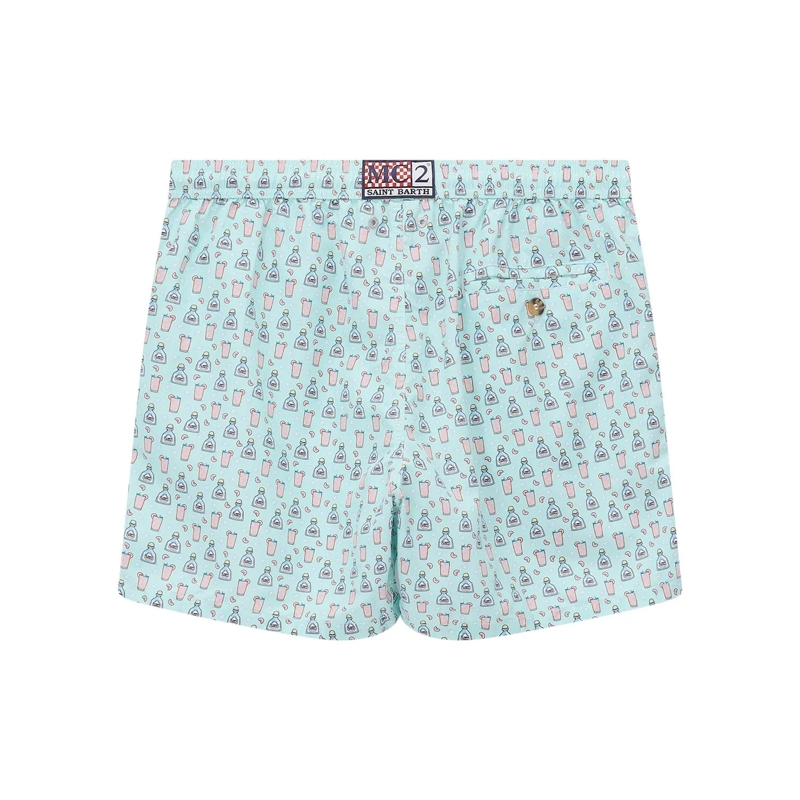 Mc2 Saint Barth  Badeshorts mit Print blau(Image 2)
