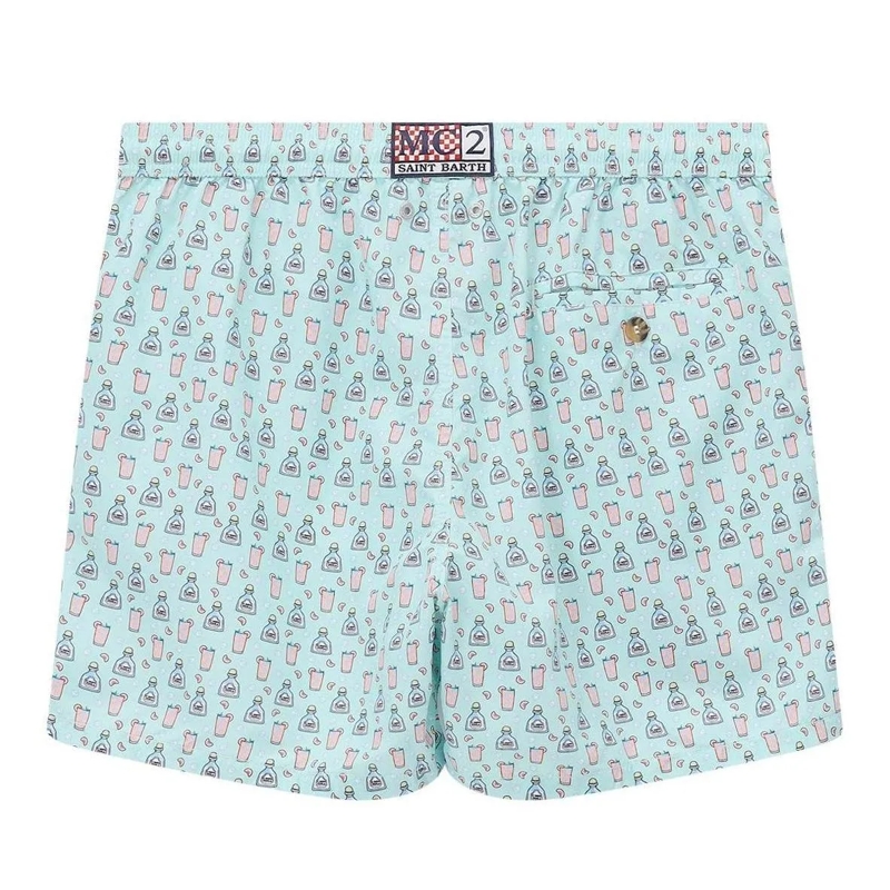 Mc2 Saint Barth  Badeshorts mit Print blau(Image 2)