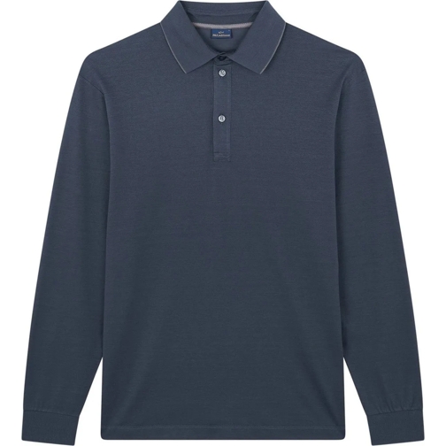 Paul & Shark Polohemd Polo lange mouw blau