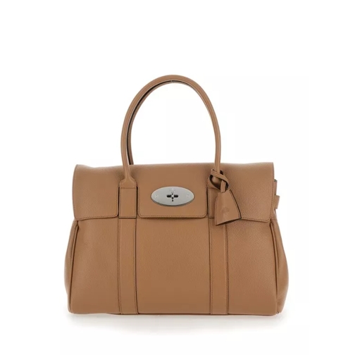 Mulberry Bayswater' Brown Handbag With Twist-Lock Fastening Brown Tote