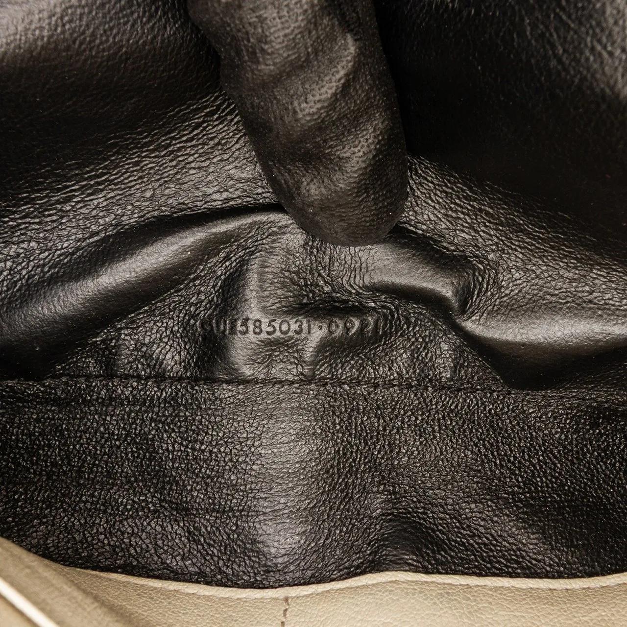Thumbnail - Saint Laurent Hobo Bags - 2021 Quilted Lambskin Diamond Becky Chain Wallet - Gr. unisize - in Weiß - für Damen