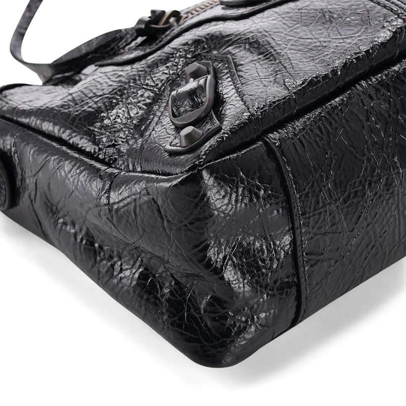 Balenciaga Crossbody Bag Tasche Le City Moto Mini schwarz(Image 5)