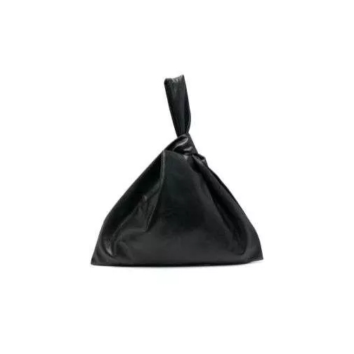 Nanushka Knot Top-Handle Tote Black Draagtas