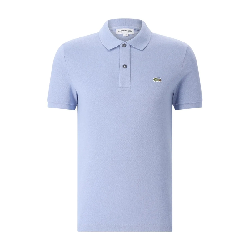 Lacoste Polo Slim-Fit Poloshirt aus Baumwolle Hellblau