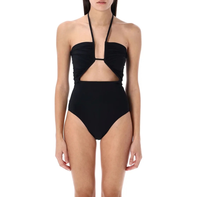 Rick Owens  Black Prong Bather Swimsuit Black