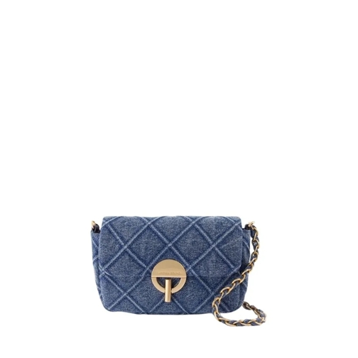 Vanessa Bruno Schultertasche Moon Mm Crossbody - Cotton - Blue Blue