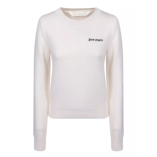 Palm Angels Classic Logo Sweater White 