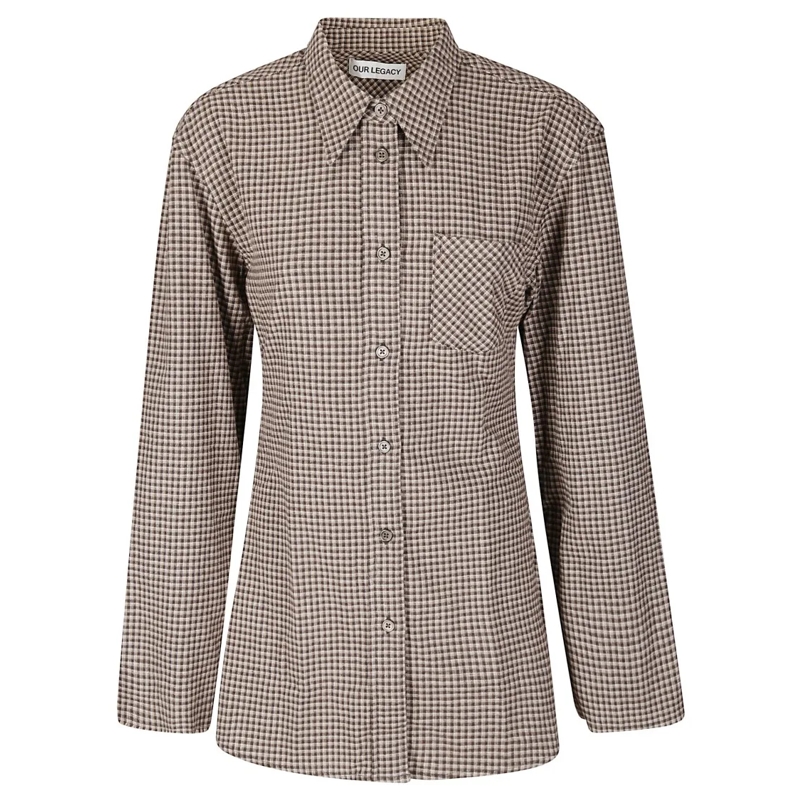 Our Legacy Hemd Daisy Shirt Grey